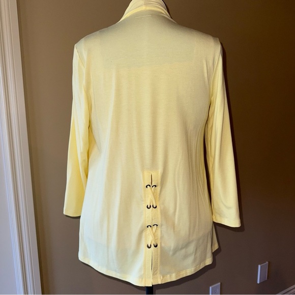 Northern Reflections Yellow Cardigan Sweater - Picture 3 of 10